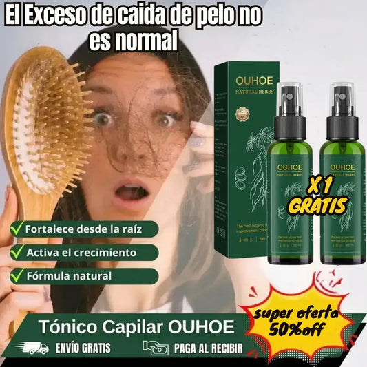 Ouhoe tónico para el crecimiento capilar
